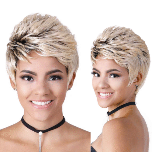 short synthetic wig for women