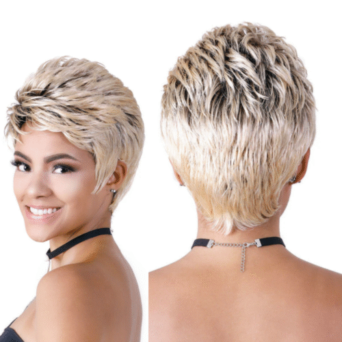 short synthetic wig for women