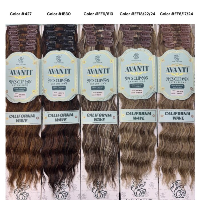 AVANTI HUMAN BLEND 9PC CLIP-ON CALIFORNIA WAVE - Image 5