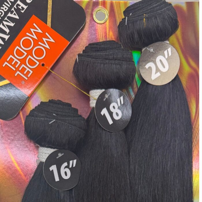 DREAM WEAVER VIRGIN HUMAN HAIR BUNDLES - STRAIGHT 16''/18''/20'' - Image 2